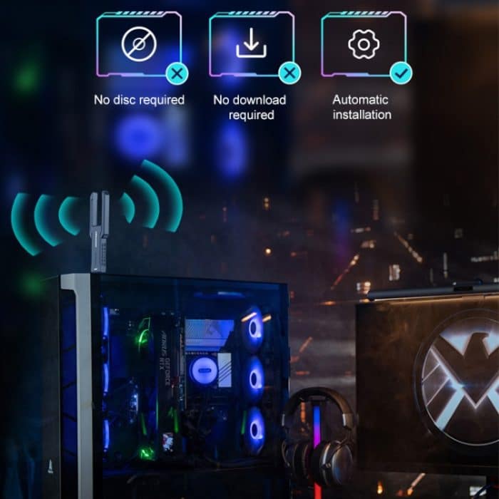 COMFAST 972 AX 5400 Mbit/s WiFi 6 Free Drive USB Wireless-Netzwerkkarte – Bild 8