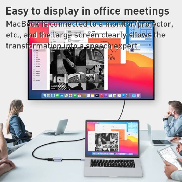 BYL-2006A USB-C/Typ-C-auf-HDTV-4K-Konverterkabel, BYL-2006A – Bild 6