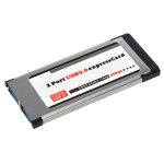 2 Anschlüsse USB 3.0 5 Gbit / s PCI 34 mm Steckplatz Express Karte für Laptop / Notebook