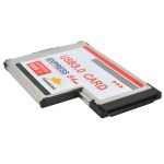 2 Anschlüsse USB 3.0 5 Gbit / s PCI 54 mm Steckplatz Express Karte für Laptop / Notebook – Bild 2