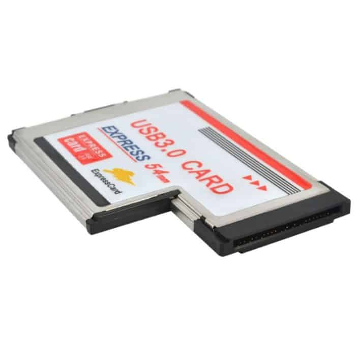 2 Anschlüsse USB 3.0 5 Gbit / s PCI 54 mm Steckplatz Express Karte für Laptop / Notebook – Bild 2