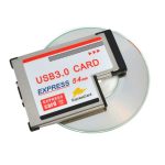 2 Anschlüsse USB 3.0 5 Gbit / s PCI 54 mm Steckplatz Express Karte für Laptop / Notebook – Bild 5
