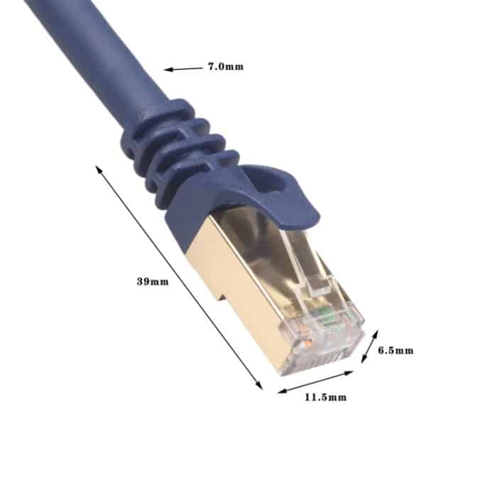 10 m CAT8 Computer Switch Router Ethernet-Netzwerk LAN-Kabel, Patchkabel RJ45 – Bild 4