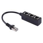 1 bis 3 Sockel LAN Ethernet Netzwerk RJ45 Plug Splitter Extender – Bild 3