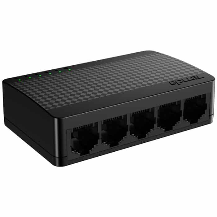 Tenda SG105M Alle Gigabit-Ports Hochgeschwindigkeitsnetzwerk 5-Port-Ethernet-Switch 1000 Mbit/s Fast LAN HUB – Bild 2