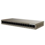 Tenda TEG1016M Desktop-Metall-16-Port-Gigabit-Ethernet-Switch für den schnellen Aufbau eines Hochgeschwindigkeitsnetzwerks