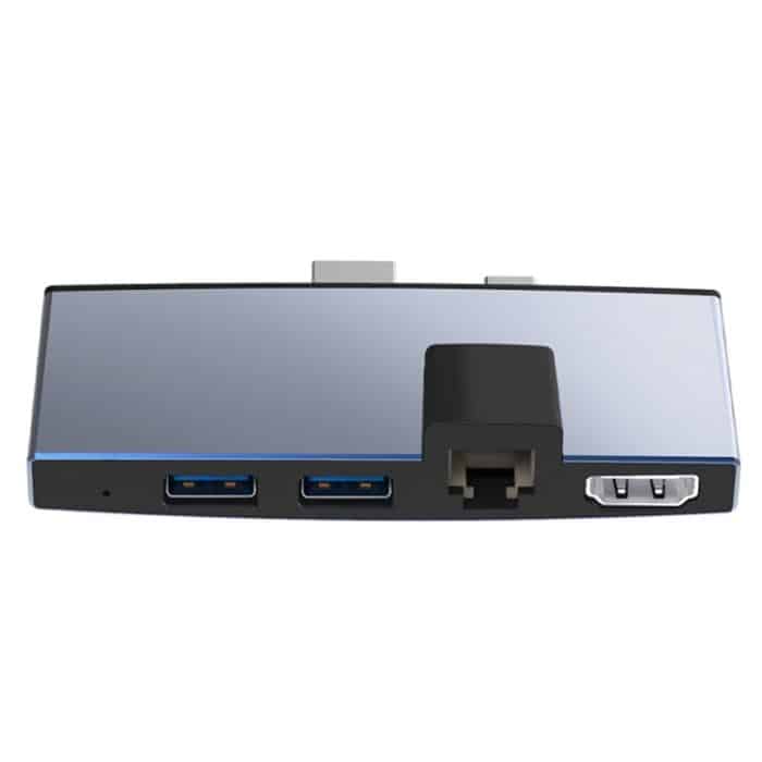 PC2617.jpg Rocketek SUR759 6 in 1 USB 3.0 / LAN / 4K HDMI / SD / TF HUB Adapter – Bild 1