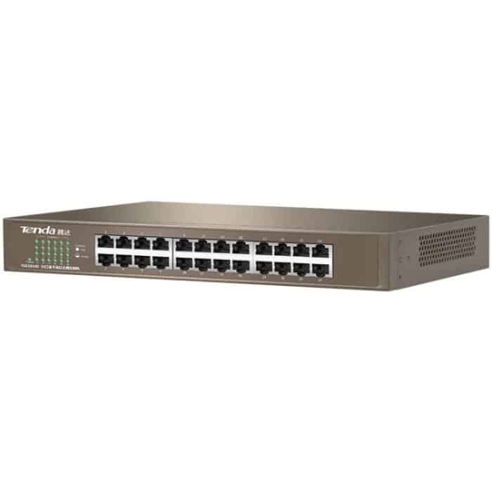 PC2625.jpg Tenda TEG1024D Desktop v7.0 24-Port-Gigabit-Ethernet-Switch 6KV Lightning Protect – Bild 1