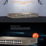 Tenda TEG1024D Desktop v7.0 24-Port-Gigabit-Ethernet-Switch 6KV Lightning Protect – Bild 4