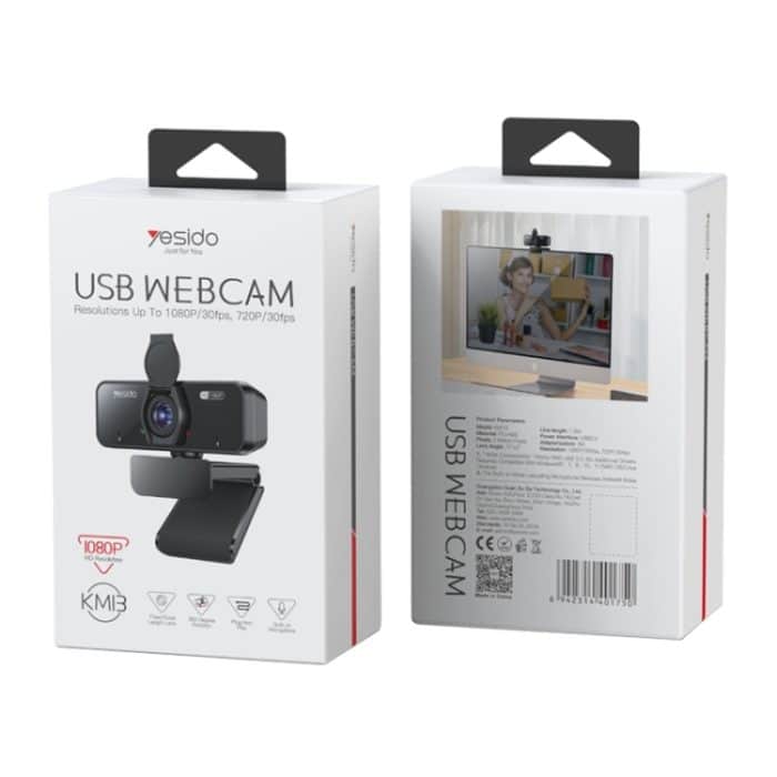 Yesido KM13 1080P 2,0 MP USB-Webcam, Kabellänge 1,5 m – Bild 8
