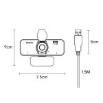 Yesido KM14 2K 4,0 MP HD USB-Webcam, Kabellänge 1,5 m – Bild 3