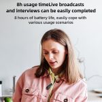 YESIDO KR16 2-in-1 kabelloses Lavalier-Mikrofon, 8-poliger Empfänger mit Ladebox – Bild 8