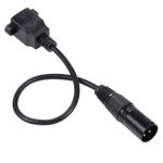 3-poliges XLR-Stecker auf RJ45-Buchse Ethernet-LAN-Netzwerk-Verlängerungskabel, Kabellänge: 30 cm, 3-pin XLR Male to RJ45 Female – Bild 3