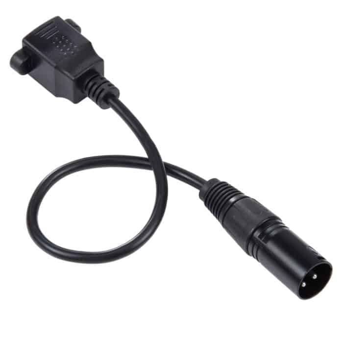 3-poliges XLR-Stecker auf RJ45-Buchse Ethernet-LAN-Netzwerk-Verlängerungskabel, Kabellänge: 30 cm, 3-pin XLR Male to RJ45 Female – Bild 3