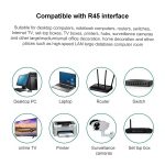 100 Stück Cat5e RJ45-Steckverbinder, ungeschirmter Pass-Through-Modularstecker, Gold: 3u – Bild 8