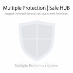 ORICO H727RK-U3 ABS High Speed 7 Ports USB 3.0 HUB mit 12V Netzteil für Laptops/Smartphones, H727RK-U3 – Bild 12