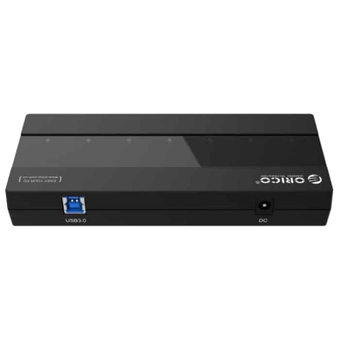 ORICO H727RK-U3 ABS High Speed 7 Ports USB 3.0 HUB mit 12V Netzteil für Laptops/Smartphones, H727RK-U3 – Bild 3