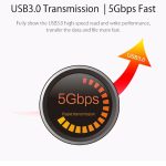 ORICO H727RK-U3 ABS High Speed 7 Ports USB 3.0 HUB mit 12V Netzteil für Laptops/Smartphones, H727RK-U3 – Bild 8