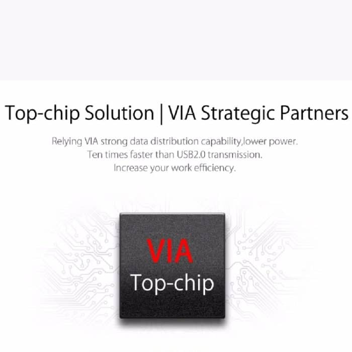 ORICO H727RK-U3 ABS High Speed 7 Ports USB 3.0 HUB mit 12V Netzteil für Laptops/Smartphones, H727RK-U3 – Bild 9