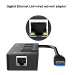 ORICO HR01-U3 ABS 3 Ports USB3.0 HUB Splitter mit externer RJ45 Gigabit Ethernet Netzwerkkarte 5 Gbit/s für Laptops/Desktop/Ultrabook usw. – Bild 8