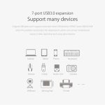 ORICO H7928-U3 ABS-Material Desktop 7 Ports USB 3.0 HUB mit 1 m Kabel, USB 3.0 – Bild 7