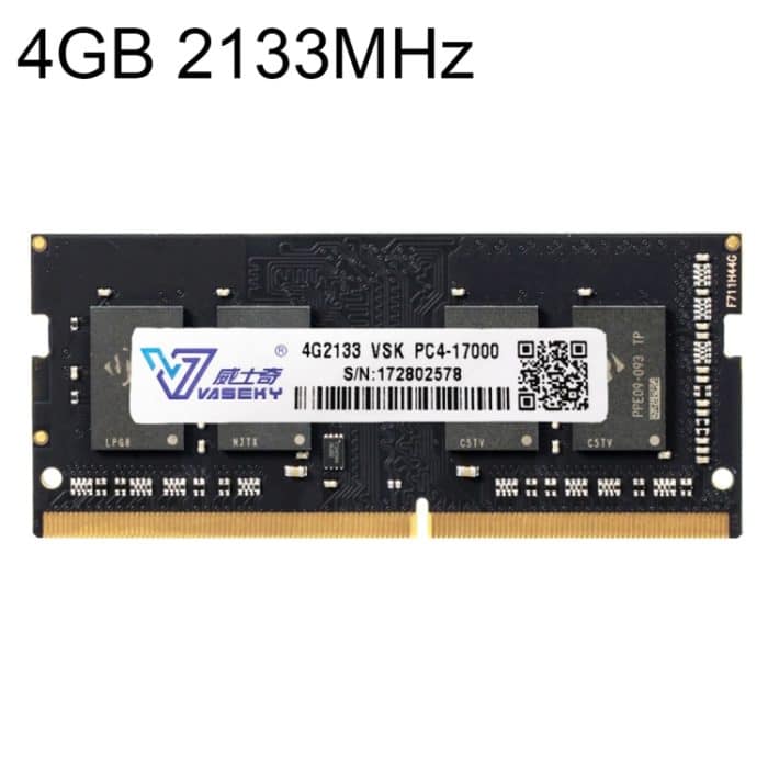 Vaseky 4 GB 2133 MHz PC4-17000 DDR4 PC-Speicher-RAM-Modul für Laptops – Bild 1