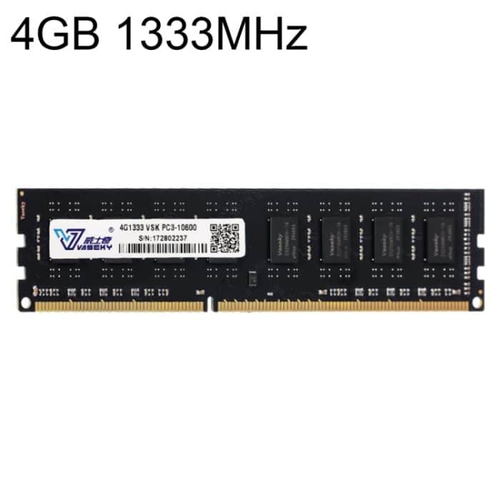 Vaseky 4 GB 1333 MHz PC3-10600 DDR3 PC-Speicher-RAM-Modul für Desktop – Bild 1
