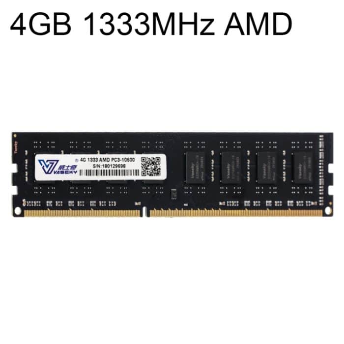 Vaseky 4 GB 1333 MHz AMD PC3-10600 DDR3 PC-Speicher RAM-Modul für Desktop – Bild 1