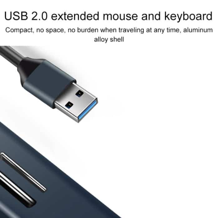15101 5-in-1 USB 3.0 auf 3 x USB + SD/TF-Kartenleser-HUB-Adapter, USB3.0 – Bild 3