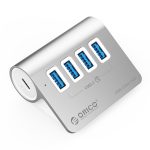 ORICO M3U4 Aluminiumlegierung 4-Port USB 3.2 Gen1 5 Gbit/s HUB, M3U4 5Gbps