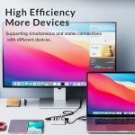 ORICO M3U4 Aluminiumlegierung 4-Port USB 3.2 Gen1 10 Gbit/s HUB, M3U4 10Gbps – Bild 7