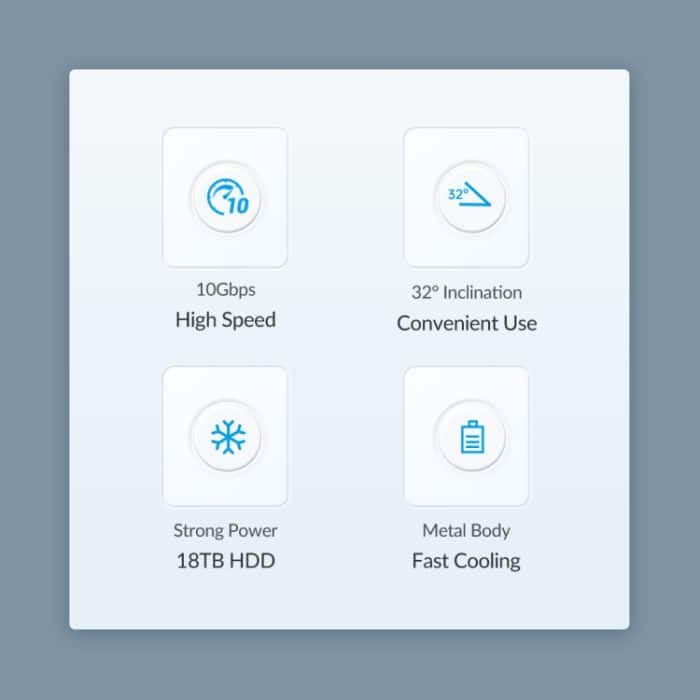 ORICO M3CU2 4-Port Typ-C und USB 3.2 Gen2 10 Gbit/s HUB aus Aluminiumlegierung, M3CU2 – Bild 3