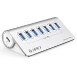 ORICO M3U7-G2 7-Port USB 3.2 Gen2 10 Gbit/s HUB aus Aluminiumlegierung mit 1 m Kabel, M3U7-G2 1m