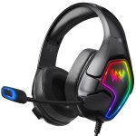 KOTION EACH G3000 3,5-mm- und USB-Stecker, Stereo-RGB-Licht, Gaming-Headset mit omnidirektionalem Mikrofon, Kabellänge: 1,9 m, G3000 – Bild 2