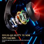KOTION EACH G3000 3,5-mm- und USB-Stecker, Stereo-RGB-Licht, Gaming-Headset mit omnidirektionalem Mikrofon, Kabellänge: 1,9 m, G3000 – Bild 3