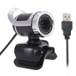 A859 12,0 Megapixel HD 360 Grad WebCam USB 2.0 PC-Kamera mit Schallabsorptionsmikrofon für Computer PC Laptop, Kabellänge: 1,4 m