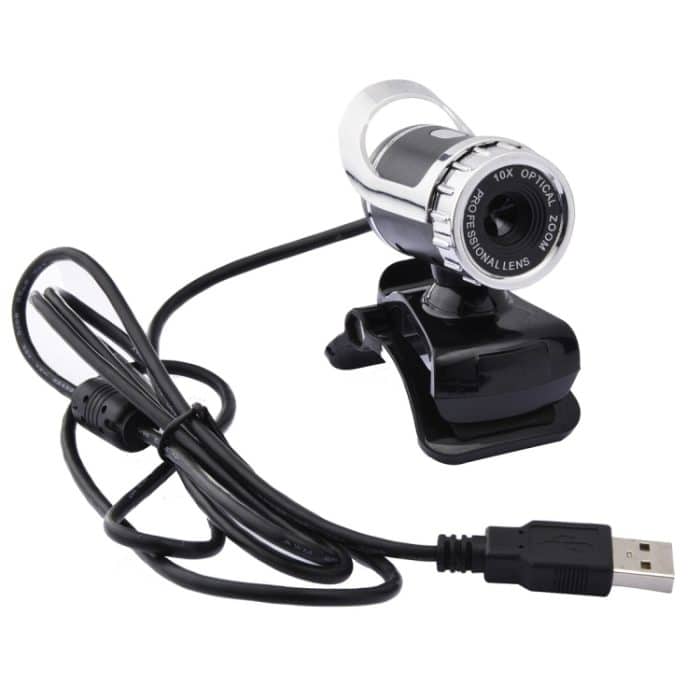 A859 12,0 Megapixel HD 360 Grad WebCam USB 2.0 PC-Kamera mit Schallabsorptionsmikrofon für Computer PC Laptop, Kabellänge: 1,4 m – Bild 2
