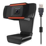 A870 480P Pixel HD 360 Grad WebCam USB 2.0 PC-Kamera mit Mikrofon für Skype-Computer PC Laptop, Kabellänge: 1,4 m, A870 (Orange), A870 (Black) – Bild 2