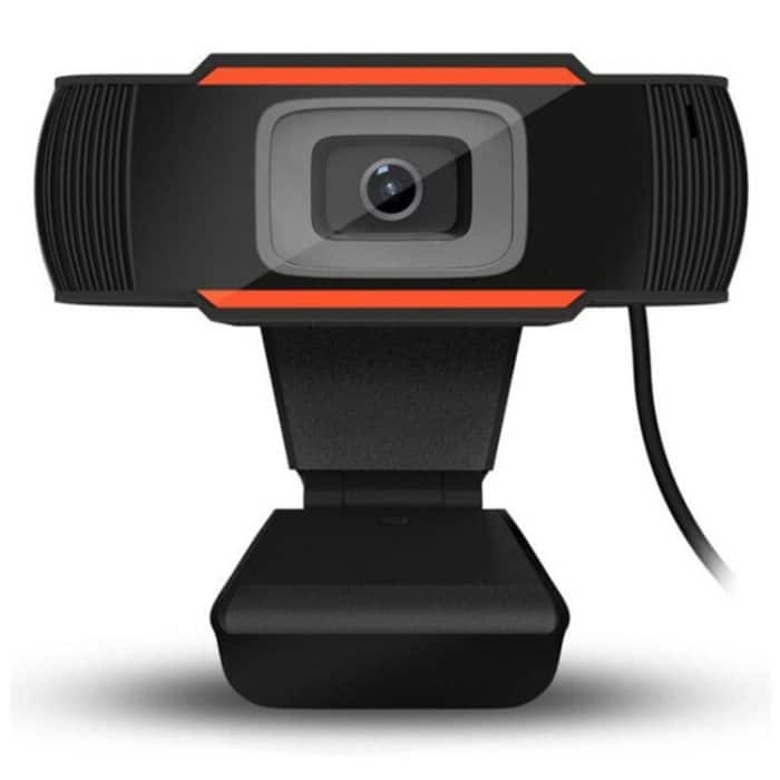 A870 480P Pixel HD 360 Grad WebCam USB 2.0 PC-Kamera mit Mikrofon für Skype-Computer PC Laptop, Kabellänge: 1,4 m, A870 (Orange), A870 (Black) – Bild 3