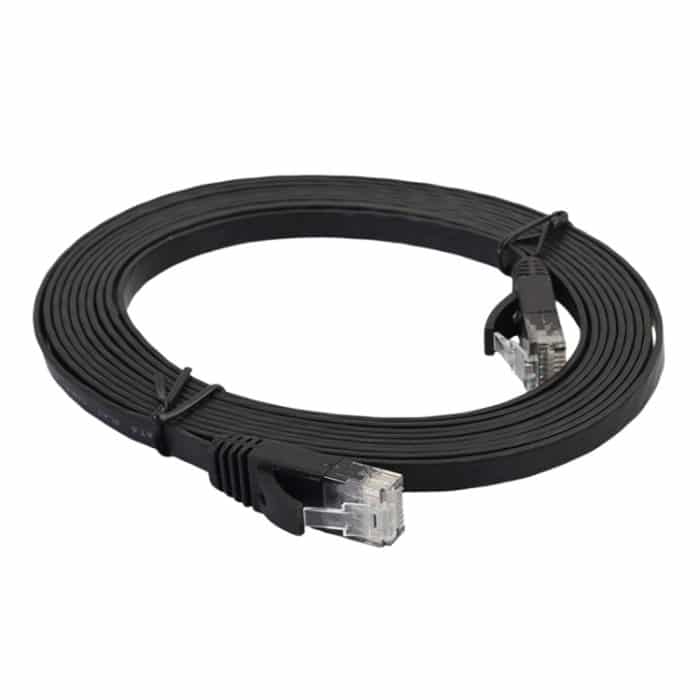 1,8 m CAT6 Ultradünnes flaches Ethernet-Netzwerk-LAN-Kabel, Patchkabel RJ45, Length: 1.8m – Bild 2