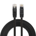 3 m langes, ultradünnes, flaches Ethernet-Netzwerk-LAN-Kabel der Kategorie 6, Patchkabel RJ45, Length: 3m