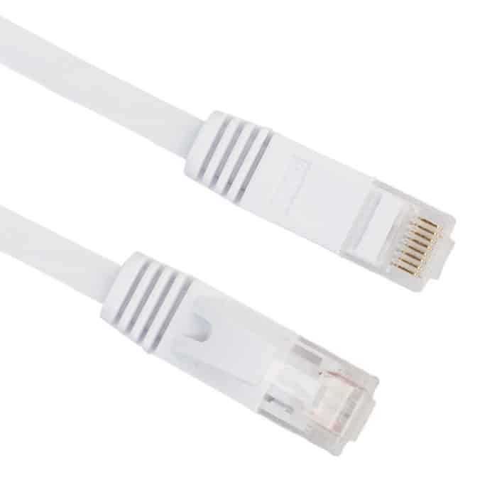 8 m CAT6 Ultradünnes flaches Ethernet-Netzwerk-LAN-Kabel, Patchkabel RJ45 – Bild 3