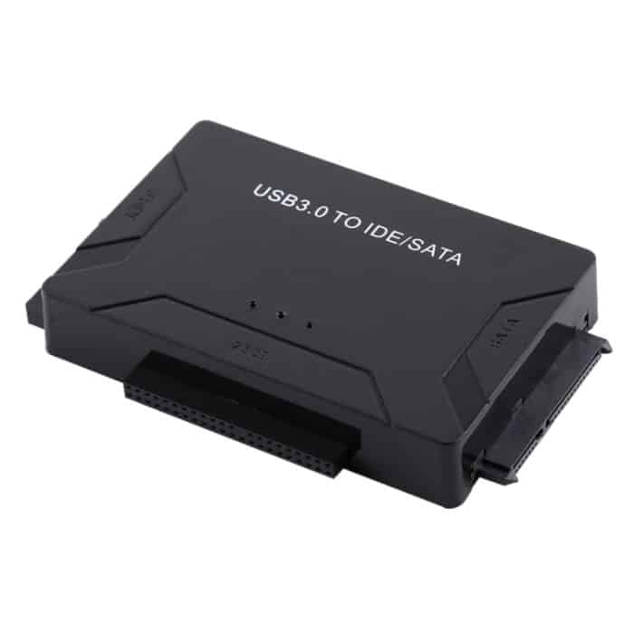 USB 3.0 zu SATA / IDE-Festplattenkonverter-Adapterkabel für 2,5 Zoll / 3,5 Zoll SATA IDE-Festplatte, Kabellänge: 1 m – Bild 2