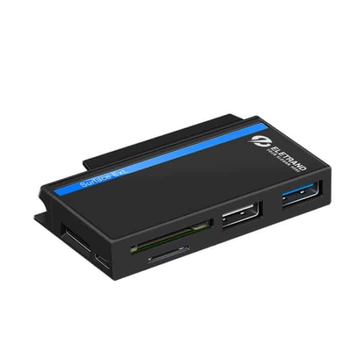 PC3589.jpg ROCKETEK RT-SGO727 USB 3.0 + USB 2.0 + Micro-USB-Schnittstellen-Hub für Microsoft Surface Go mit 2 TF-Karten- und SD-Kartensteckplätzen – Bild 1