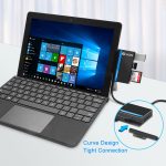 ROCKETEK RT-SGO737 2 USB 3.0 + Micro-USB-Schnittstellen-Hub für Microsoft Surface Go mit 2 TF-Karten- und SD-Kartensteckplätzen – Bild 8