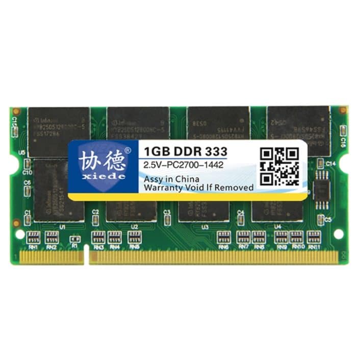 XIEDE X008 DDR 333 MHz 1 GB Allgemeines RAM-Modul mit voller Kompatibilität für Laptops – Bild 2