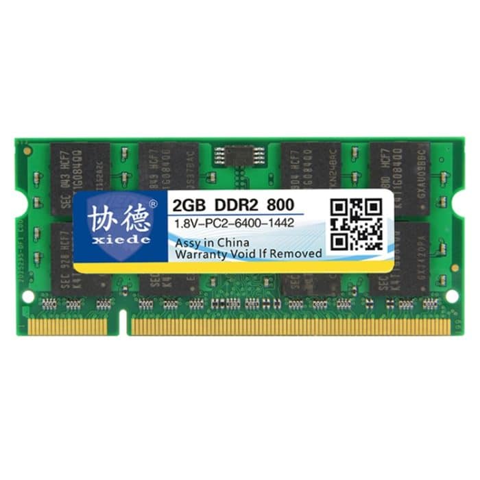 PC3772.jpg XIEDE X027 DDR2 800 MHz 2 GB Allgemeines RAM-Modul mit voller Kompatibilität für Laptops – Bild 1