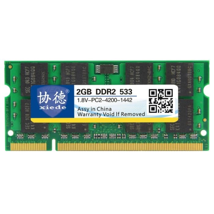 XIEDE X029 DDR2 533 MHz 2 GB Allgemeines RAM-Modul mit voller Kompatibilität für Laptops – Bild 2