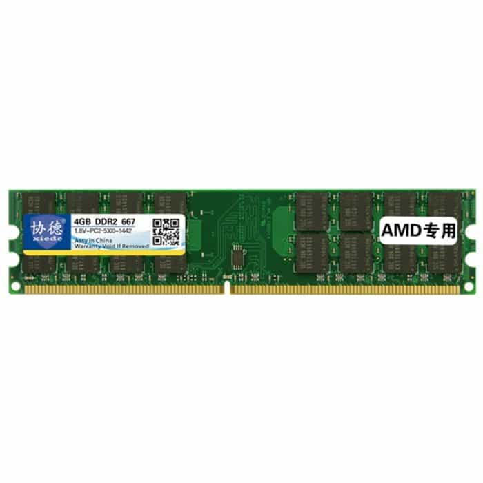 XIEDE X018 DDR2 667 MHz 4 GB Allgemeines AMD Special Strip Memory RAM-Modul für Desktop-PCs – Bild 2