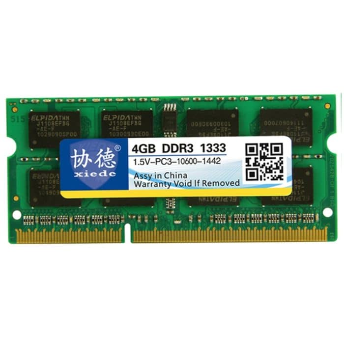 XIEDE X043 DDR3 1333 MHz 4 GB 1,5 V Allgemeines RAM-Modul für Speicher mit voller Kompatibilität für Laptops – Bild 2